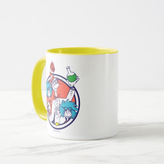 Cat in het Pet & Lab Tech One Lab Tech Two Mok (Voorkant links)