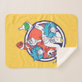 Cat in het Pet & Lab Tech One Lab Tech Two Sherpa Deken (Voorkant (horizontaal))