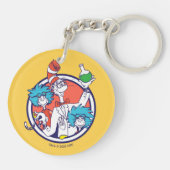 Cat in het Pet & Lab Tech One Lab Tech Two Sleutelhanger (Achterkant)