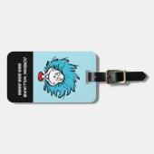 Cat in het Pet Thing One Thing Two - Aangepast din Bagagelabel (Voorkant horizontaal)