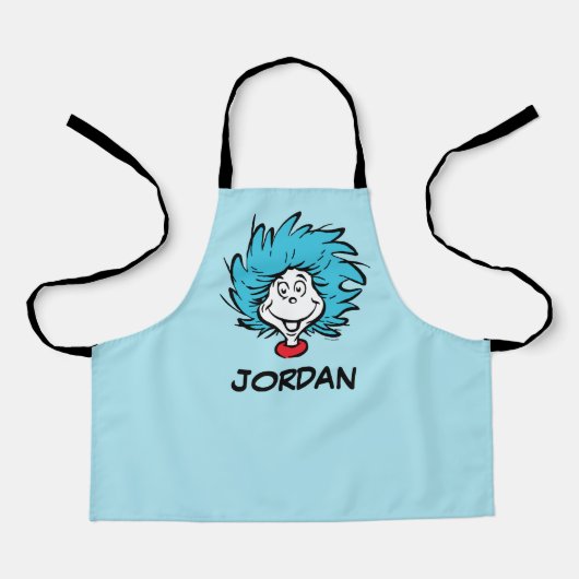 Cat in het Pet Thing One Thing Two - Aangepast din Schort (Voorkant)