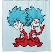 Cat in het Pet Thing One & Thing Two Douchegordijn (Voorkant)