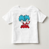 Cat in het Pet Thing One & Thing Two Kinder Shirts (Voorkant)