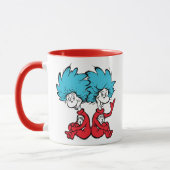 Cat in het Pet Thing One & Thing Two Mok (Links)