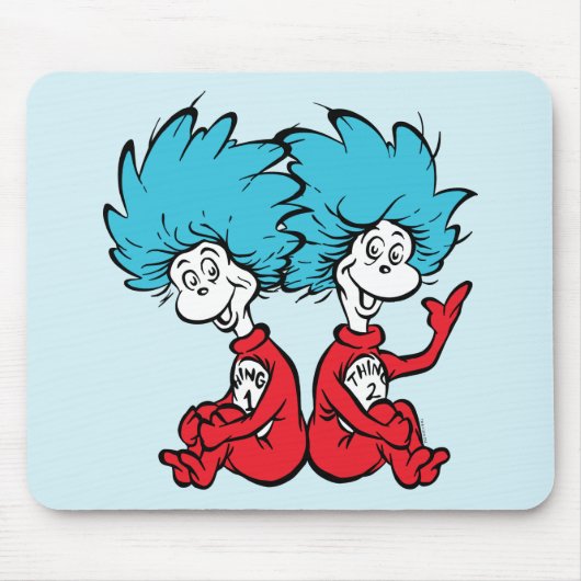 Cat in het Pet Thing One & Thing Two Muismat (Voorkant)