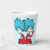 Cat in het Pet Thing One & Thing Two Papieren Bekers (Voorkant)