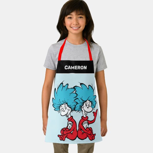 Cat in het Pet Thing One & Thing Two Schort (Insitu)