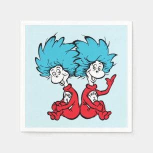 Cat in het Pet Thing One & Thing Two Servet