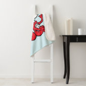 Cat in het Pet Thing One & Thing Two Sherpa Deken (In situ)