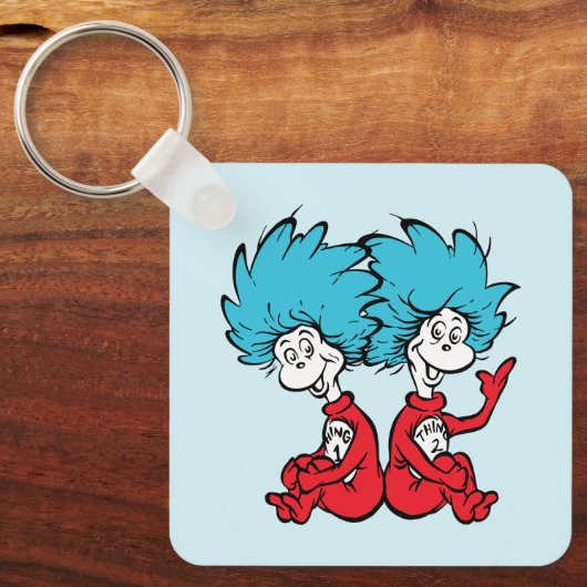 Cat in het Pet Thing One & Thing Two Sleutelhanger (Voorkant)