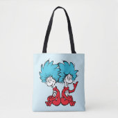 Cat in het Pet Thing One & Thing Two Tote Bag (Voorkant)