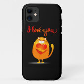 Cat in Love iPhone / iPad case (Achterkant)