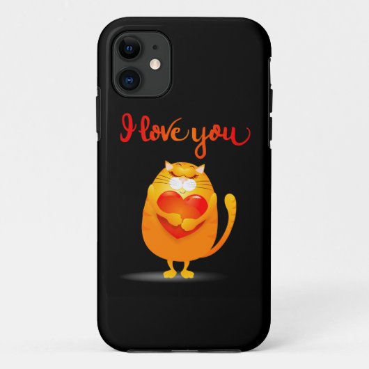Cat in Love iPhone / iPad case (Achterkant)