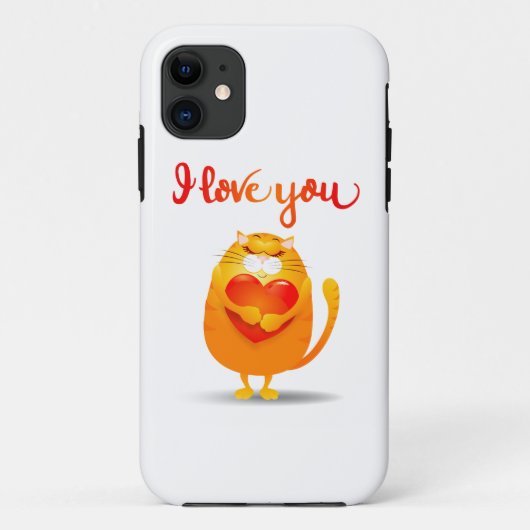 Cat in Love iPhone / iPad case (Achterkant)