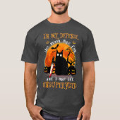 Cat In My Defense I Was Left Unsupervised T-shirt (Voorkant)