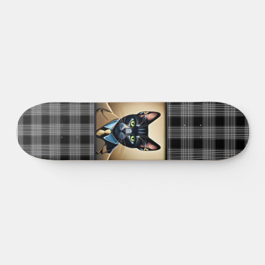 CAT IN PAK grappig Skateboard Deck (Horizontaal)