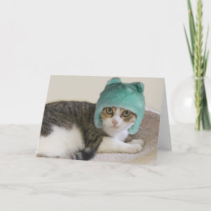 Cat in Pet Verjaardag door Focus for a Cause Kaart
