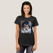 Cat in Space T-shirt (Voorkant volledig)