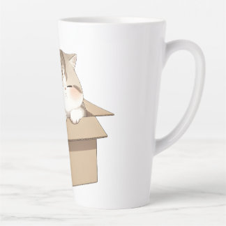 Cat In the box Latte Mok
