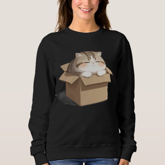 Cat in the Box Shirt (Voorkant)
