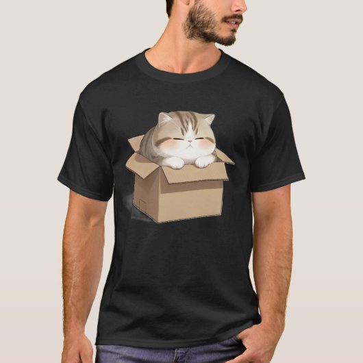 Cat in the Box Shirt (Voorkant)