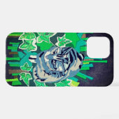 Cat in the garden iPhone hoesje (Achterkant horizontaal)