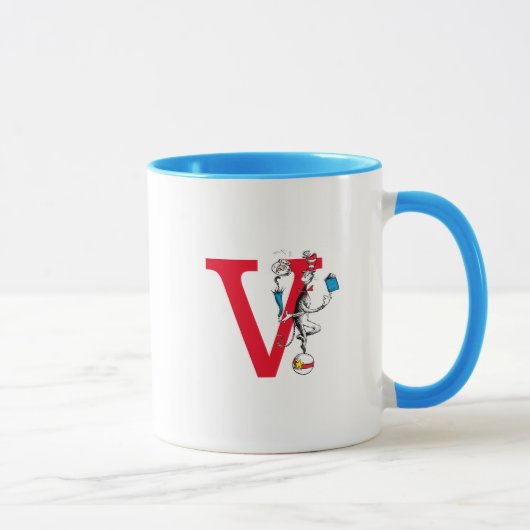 Cat in the Hat Balancing Act Monogram V Mok (Rechts)