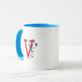 Cat in the Hat Balancing Act Monogram V Mok (Voorkant links)