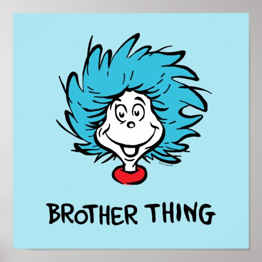 Cat in the Hat | Thing 1 Thing 2 - Brother Thing Poster (Voorkant)