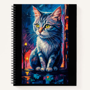 Cat in the Night Notitieboek
