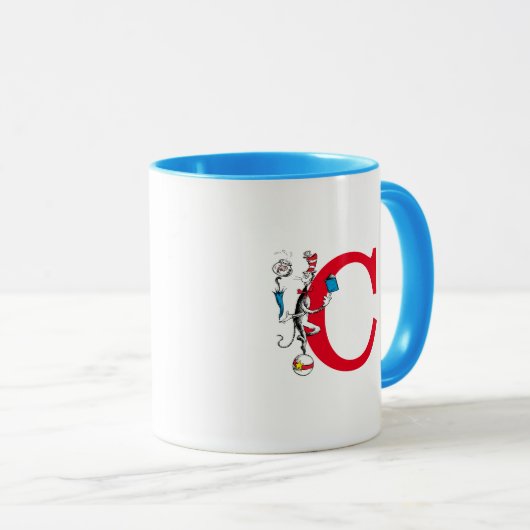 Cat in the Pet Balancing Act Monogram C Mok (Voorkant rechts)