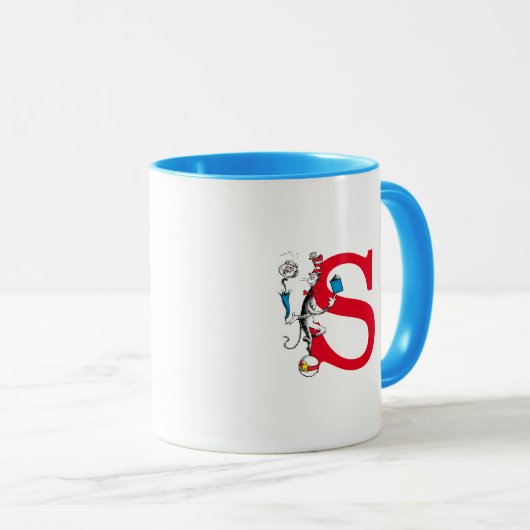 Cat in the Pet Balancing Act Monogram S Mok (Voorkant rechts)