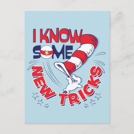 Cat in the Pet Ik ken een aantal nieuwe trucs Briefkaart (Voorkant)