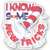 Cat in the Pet Ik ken een aantal nieuwe trucs Sticker (Voorkant)