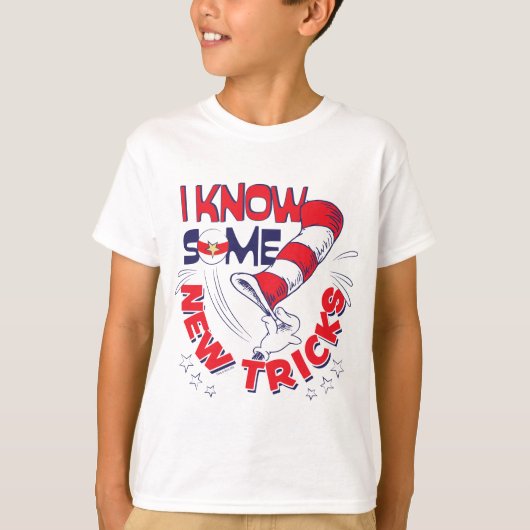Cat in the Pet Ik ken een aantal nieuwe trucs T-shirt (Voorkant)