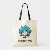 Cat in the Pet Thing One Thing Two Brother Thing Tote Bag (Voorkant)