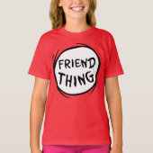 Cat in the Pet Thing One Thing Two - Vriend Ding T-shirt (Voorkant)