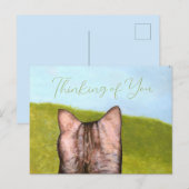 Cat in the Window  Briefkaart (Voorkant / Achterkant)