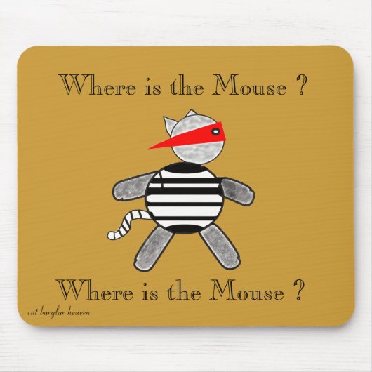 Cat Inbreker Muismat (Voorkant)