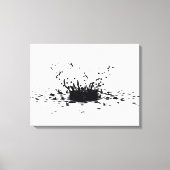 Cat Ink Splat Canvas Afdruk (Voorkant)