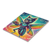 Cat-Insect Food Hero Superstar Tegeltje (Zijkant)