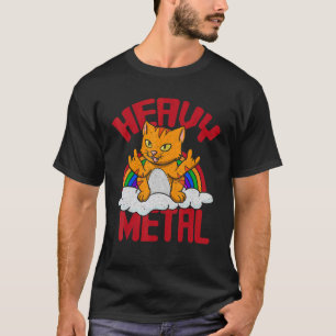 Cat Instrumentalist Rock Musician Musical T-shirt