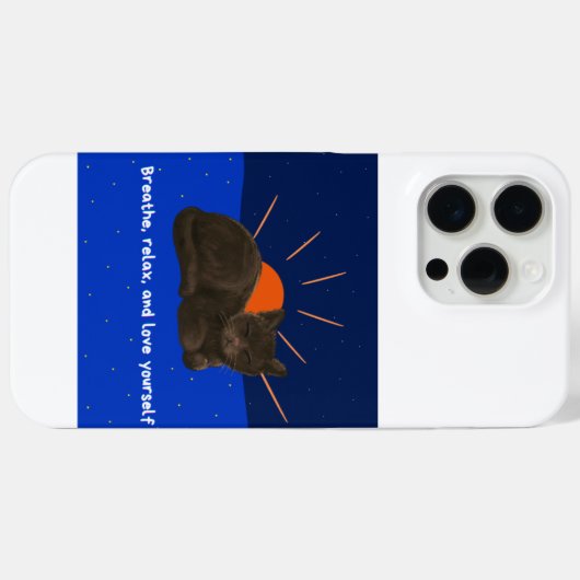 Cat iPhone 15 Pro Max Hoesje (Achterkant (horizontaal))