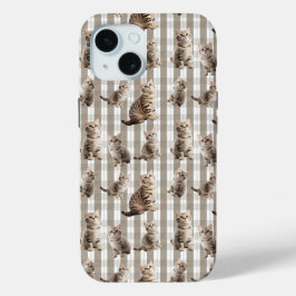 Cat iPhone 15 Telefoon Case