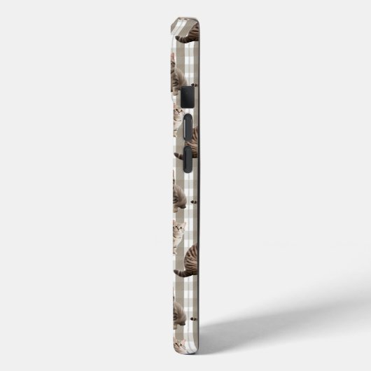 Cat iPhone 15 Telefoon Case (Achterkant / Links)