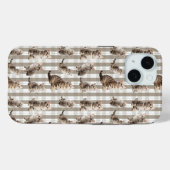 Cat iPhone 15 Telefoon Case (Achterkant (horizontaal))