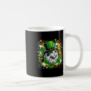 Cat Irish Patricks Day met een Pet van Leprechaun Koffiemok