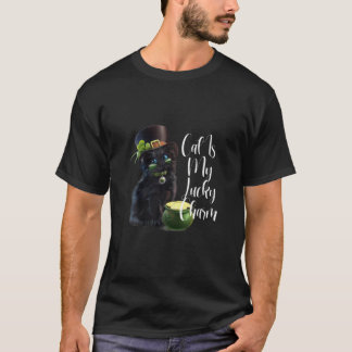 Cat is mijn geluksveeg uit de brick Day Gift T-shirt