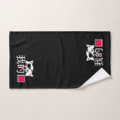 Cat is mijn liefde bad handdoek (Handdoek)