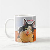 Cat is Shady Koffiemok (Links)